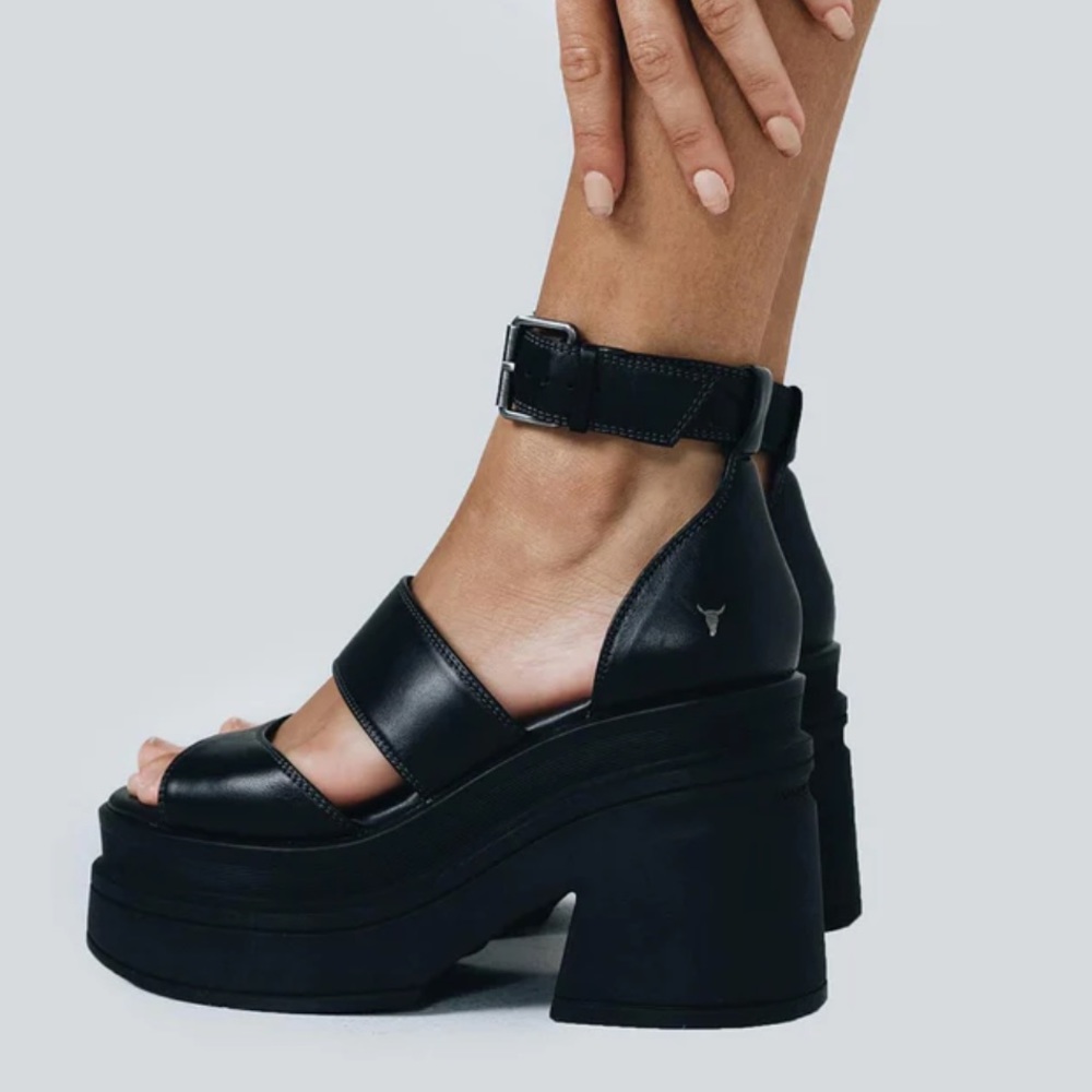 Windsor Smith Match Leather Platform Sandals